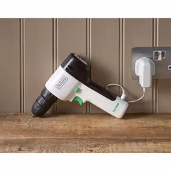 Black & Decker REVDD12C-QW perceuse Sans clé 880 g Blanc - Vue supplémentaire 7