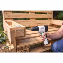 Black & Decker REVDD12C-QW perceuse Sans clé 880 g Blanc - Vue supplémentaire 9