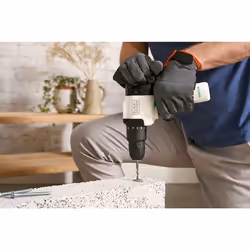 Perceuse Black & Decker REVHD12C-QW; 12 V; 1,5 Ah accu.