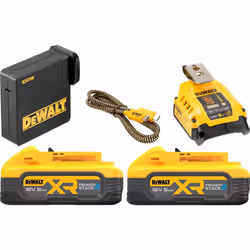 Ensemble d'accessoires DeWalt DCB094H2-QW; 2x5,0 Ah accu.