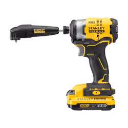 Outil d'entraînement de perceuse d'angle Stanley STA88582-XJ + tournevis Bit