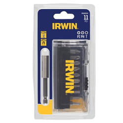 Jeu d'accessoires de tournevis Irwin IW6062528; 10 unités