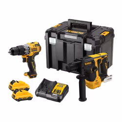 DEWALT ZESTAW COMBO 12V DCK2102L2T (DCH072 DCD706) 2x3.0Ah TSTAK