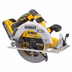 Scie circulaire sans fil DeWalt DCS573H2T-QW; 18 V; 2x5,0 Ah accu.