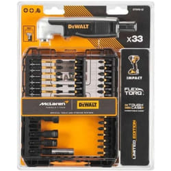 Accessoires - Set embouts 33 pièces avec poignée angle droit, McLaren DT70782 - Dewalt