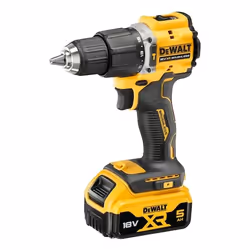 DeWALT DCD100YP2T-QW, Perceuse à poignée pistolet, Sans brosse, 1,3 cm, 1650 tr/min, 3 cm, 1,3 cm