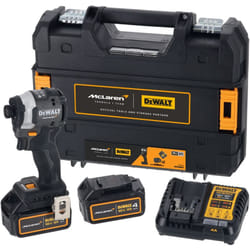 Clé à choc sans fil DCF85MM2T Dewalt 18V, 2x 4,0 Ah et chargeur en tstak McLaren