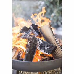 La Hacienda Pittsburgh Firepits Extérieure Cheminée autonome Bois de chauffage Noir