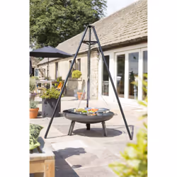 La Hacienda 55578 barbecue et grill Bois de chauffage Noir