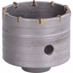 Scie trépan pour usage intensif en carbure de tungstène. Pour le perçage de trous nets dans le béton, la brique et le béton c ...