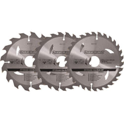 Lames Carbure Tct 165x30 20/16/10mm Silverline 934115