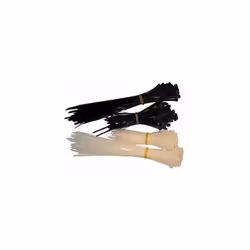 Lot de 1000 COLLIERS DE SERRAGE EN NYLON NOIRS ET BLANCS ASSORTIS Colliers de serrage en nylon noirs et blancs assortis : 200 ...