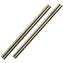 Silverline - 2 fers de rabot carbure de tungstène 80 x 5,5 x 1,1 mm 273237