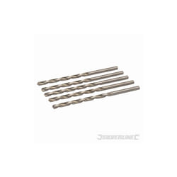 Jeu de 5 mèches longues en acier rapide hss 6,5 x 148 mm Silverline 196496