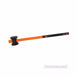 Masse avec manche en fibre - SILVERLINE - 32 kg - usage général pour le bâtiment et la démolition
