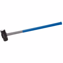 Tête en acier forgé avec manche en fibres de verre gainé de nylon et absorbant les chocs. Tête thermolaquée avec surfaces de ...