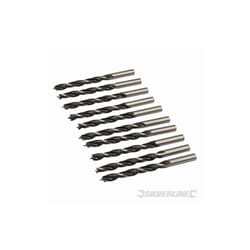 Forets à pointe et double tranchant 8 mm 10 pcs Silverline 721675