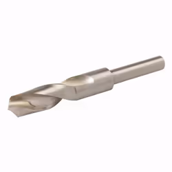 Foret à queue réduite en acier. S'utilise pour l'aluminium, le bois, le plastique et les métaux non féreux. 20mm