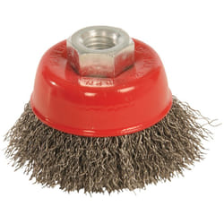 Brosse Boisseau À Fils D' Acier Ondulés 65 Mm Silverline 721676