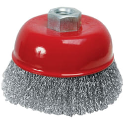 Silverline - brosse boisseau à fils d' acier ondulés 100 mm 179055