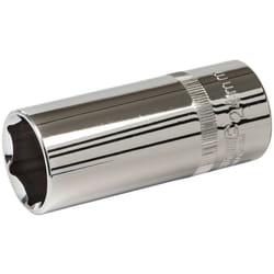 Silverline - Douille métrique profonde - 1/2' - 6 pans 24 mm