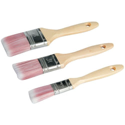 Silverline - lot de 3 pinceaux synthétiques 3 pcs 675077