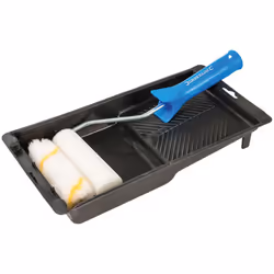 Description générale Ensemble mini-rouleau et bac à peinture, idéal pour les travaux de précision. Ce kit comprend une montur ...