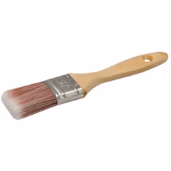 Soies effilées au bout arrondi. Pinceau destiné aux émulsions et peintures à base d'huile, vernis, teinte pour bois, lasure e ...