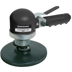 Silverline 580430 ponceuse portative Ponceuse orbitale 12000 tr/min Noir, Argent