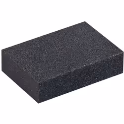 Peut s'employer en mode sec ou humide pour le ponçage de la plupart des matériaux, plats ou profilés. 70 x 100 x 25 mm.