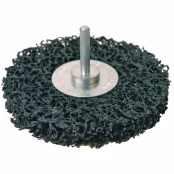 Roue abrasive en nylon non tissé à revêtement de carbure de silicium et tige en alliage. Pour éliminer rouille et peinture, d ...