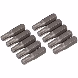 Embouts en acier chrome-vanadium. Queue 6 pans de 1/4". Longueur 25 mm. En acier chrome-vanadium Queue 6 pans de 1/4" Longueu ...