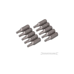 10 embouts torx cr-v T20 Silverline 797963