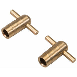 2 clés de vidange pour radiateur Silverline 427586