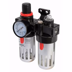 Filtre régulateur lubrificateur SILVERLINE pour air comprimé - 150 ml - 245014