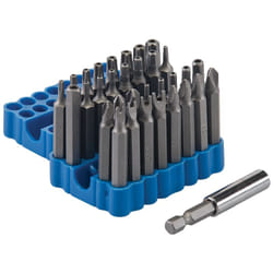 Silverline - coffret 33 pièces d'embouts/porte-embout de sécurité 50 mm 245016