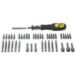 Silverline - coffret 45 pièces tournevis à cliquet/douilles/embouts 45 pces 427611