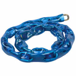 Chaîne de sécurité,gainée PVC Ht rendement - 1500mm entièrement en acier trempé (16mm x 38mm interne) pour une utilisation av ...