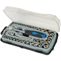 Douilles métriques et AF, 6 pans, 39 pcs 39 pcs