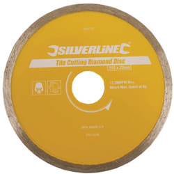 Silverline - disque diamanté à tronçonner le carrelage 115 x 22,2 mm 868730