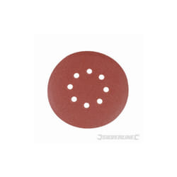 Silverline - 10 disques abrasifs perforés auto-agrippants 150 mm grain 120 793804