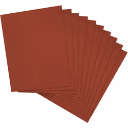 Dos en toile pour ponçage général sur métaux, travaux légers de nettoyage et élimination de la rouille. 230 x 280 mm.
