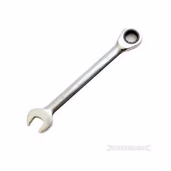 Clé mixte à cliquet à tête droite - 27 mm Silverline