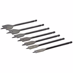 Tête de coupe biseautée et pointe de centrage à rectification de précision. Queue 6 pans. Tailles : 10, 13, 16, 19, 25, 32 et ...