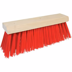 Brosse en bois d'hévéa à fils PVC durable. Pour usage en intérieur ou extérieur. Compatible avec les manches d'un diamètre de ...