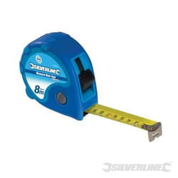 Mètre ruban - Measure Mate - 8 m x 25 mm - Boîtier robuste - Ruban verrouillable - Précision CEE II