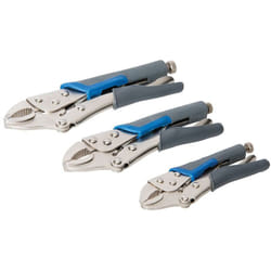 Silverline - Pinces autobloquantes à poignées caoutchoutées, 3 pcs 3 pcs