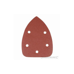 10 feuilles abrasives auto-agrippantes 140 mm grain 120 Silverline 598542