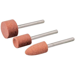 Silverline - Meules pour outil rotatif, 3 pcs ø 2 x 9,5 mm et 15,8 mm