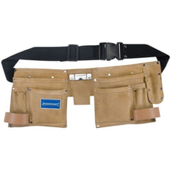Ceinture-sacoche daim double poche à 11 pochettes 300 x 200 mm Silverline 395015